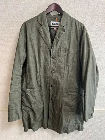 PHERROW's 페로우즈 린넨 100% 워크 자켓 아틀리에 코트