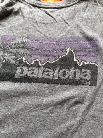 하와이 파타고니아 한정판 [ 파타로하 ] 오가닉 코튼 100% T셔츠