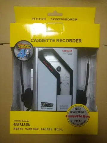 백 투 더 퓨처 돈키호테 콜라보 aiwa 카세트 플레이어