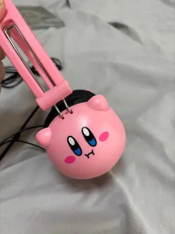 커비 헤드폰 핑크