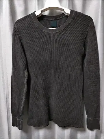 굿온 와플 서멀 롱 슬리브 블랙