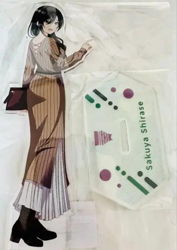 아이돌마스터 샤이니 컬러즈 시라세 사쿠야 아크릴 스탠드 기사단의 베일