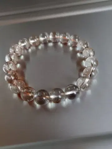 실버 루틸 쿼츠 10mm 팔찌