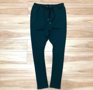 다크 그린 칸비오 스웨트 팬츠