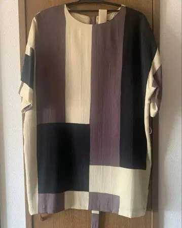 마리메꼬 5부 소매 상의 튜닉