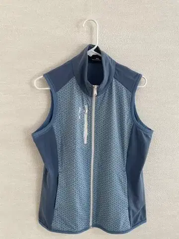 새상품급 랄프 로렌 RLX 풀 집업 베스트 파란색