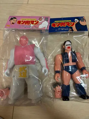 오드리 올 나이트닛폰 근육맨 콜라보 소프트 비닐 피규어