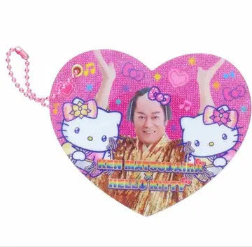 마츠켄 삼바 헬로키티 키라키라 슬라이드 거울 키링 핑크