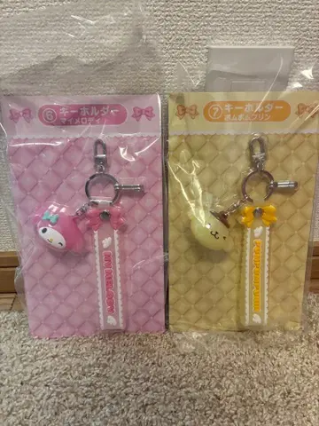 메루카리 택배 산리오 복권 키링 폼폼푸딩 마이멜로디