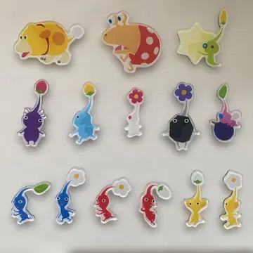 피크민 마그네츠 컴플리트 세트 14종 자석 컬렉터