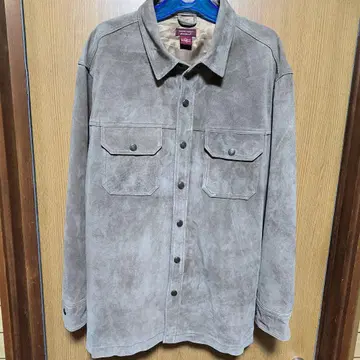 Eddie Bauer 시애틀 스웨이드 천연 가죽 M 사이즈 브라운