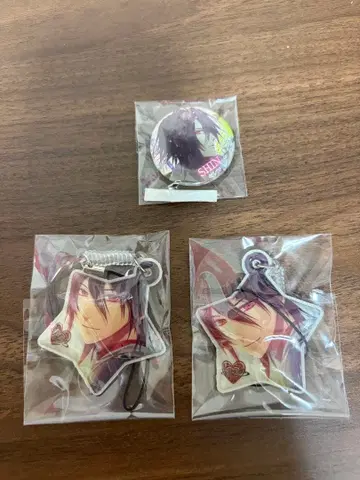 AMNESIA 보이스 클락 특전+a 스트랩 캔뱃지 신