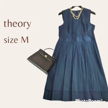 theory 띠어리 플리츠 원피스 A라인 티어드