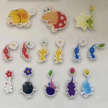 피크민 마그네츠 컴플리트 세트 14종 자석 컬렉터