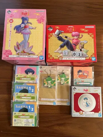 1번 복권 란마 1/2 피규어 미개봉 라스트 원상 A상 등 총 9점