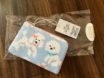 FEILER 복슬복슬 강아지 플랫 파우치