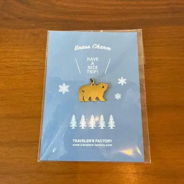 TRAVELER'S FACTORY 브라스 참 곰