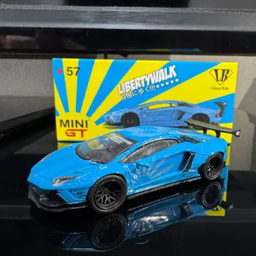1/64 MINI GT [ LB WORKS 아벤타도르 ] (스카이블루)
