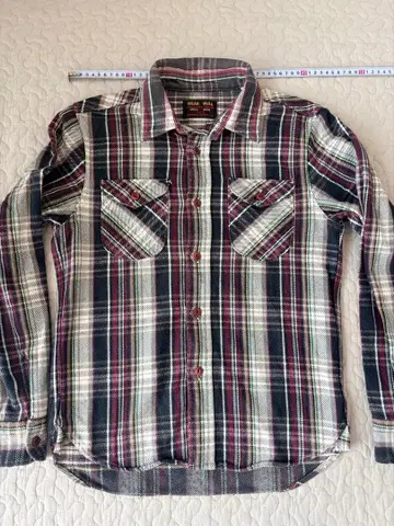 UES 체크 무늬 플란넬 셔츠 JELADO