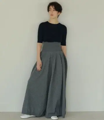 [새상품급] ETRE TOKYO 에트레토쿄 2way 니트 볼륨 팬츠