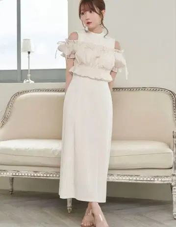 로제 뮤즈 organdy tops set onepiece 아이보리