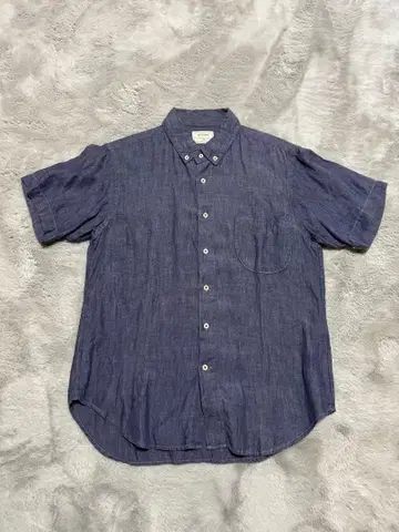 KATO' BASIC 데님 반팔 셔츠 S 사이즈 버튼 다운