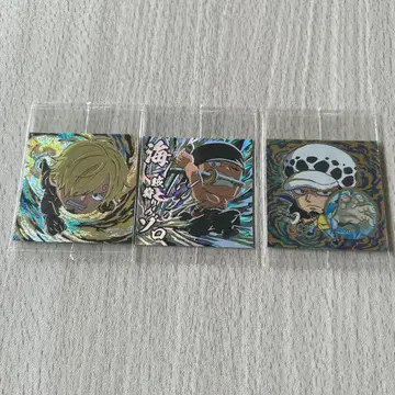 원피스 대해적 상디 조로 로 씰 3장 세트