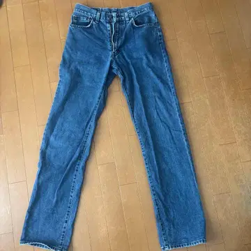 BOBSON CHESSKING 스트레이트 데님 파랑