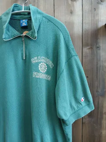 90's 레어 CHAMPION PRODUCTS USA 하프 지퍼