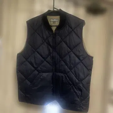Eddie Bauer 네이비 퀼팅 베스트 M