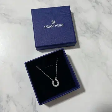 SWAROVSKI 스와로브스키 실버 목걸이 말굽 호스슈