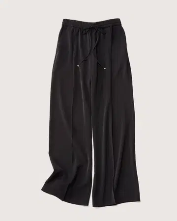 새상품 URBAN RESEARCH ROSSO 이지 와이드 팬츠 블랙