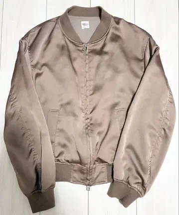 론 헤르만 베이지 새틴 자켓 블루종