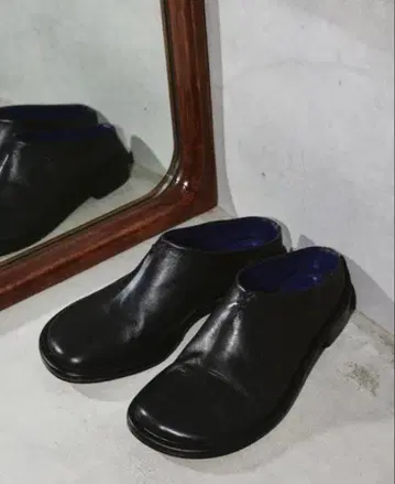 TODAYFUL Slide Leather Shoes 슬립온 38