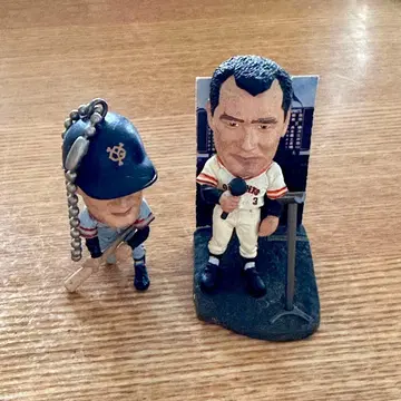 나가시마 시게오 트레이딩 피규어 키링 2개 세트