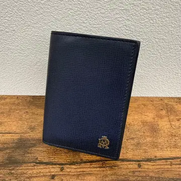 dunhill 던힐 네이비 가죽 명함지갑 카드 케이스