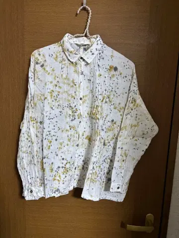 ICHI Antiquites 초목 염색 셔츠