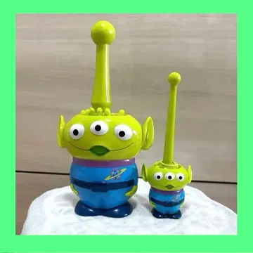 디즈니 토이스토리 에이리언 청소 도구 세트 대소 2개 극세사