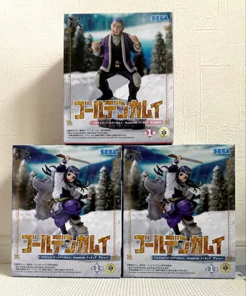 골든 카무이 피규어 3체 세트