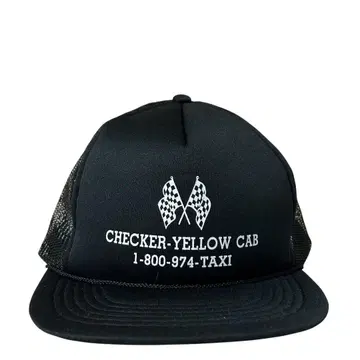 거의 데드 Checker-Yellow Cab (택시) USA 기업 로고