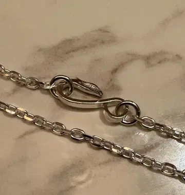 goro's /고로즈/이글 후크/가는 뿔 체인 목걸이/silver