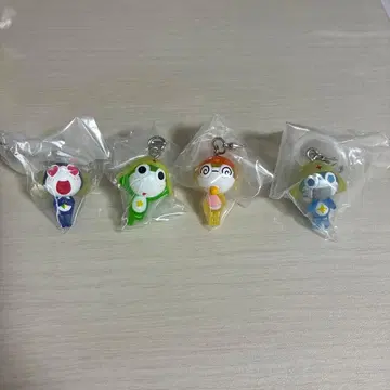 개구리 중사 케로로 치비케로 메지루시 액세서리 4개 세트