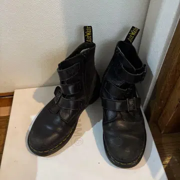 닥터 마틴 블랙 워크 부츠 지퍼 포함