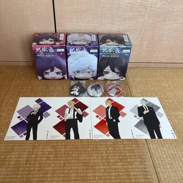 지옥락 피규어 3세트 캔뱃지 엽서