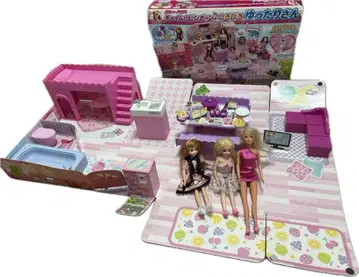 레어 리카짱 하우스 히로비로 유타리상 가구 포함 3체 인형