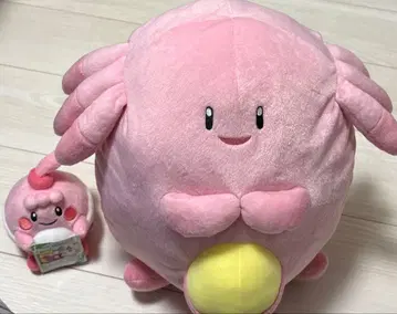 포켓몬 썬&문 엄청 큰 럭키 봉제 인형과 펌프 2종 세트