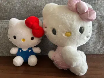 헬로키티 핑크 퀼트 기념일 50주년 봉제 인형 세트