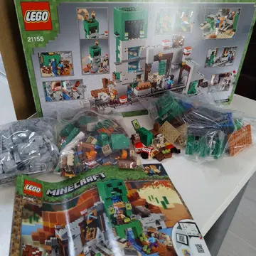 LEGO Minecraft 21155 레고 마인크래프트 블록 개봉됨