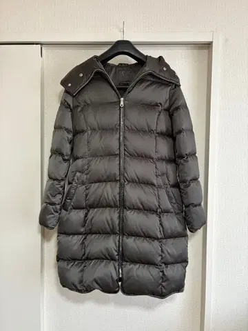 새상품급 Massimo Dutti 롱 다운 코트 그레이 S 마드리드 구매