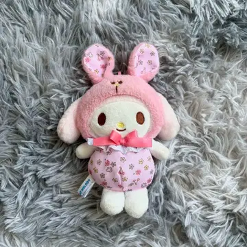 마이멜로디 봉제 인형 토끼 귀 핑크